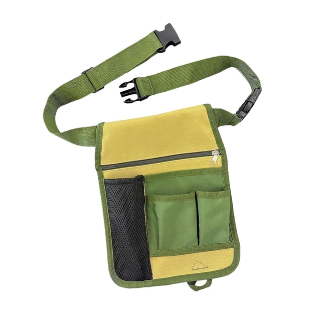 Delantal de cinturón de herramientas, cómodo, de tela Oxford, impermeable, práctico para carpintería, bricolaje, electricistas, floristas y artistas.