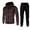 Coffee, variant on Men # 39s Suits Hoodie Men # 39s And Pants Winter Sweatshirt Suit Fitness With Casual Sports Suits Sets Red M