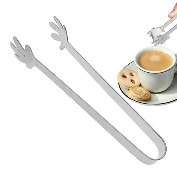 Tohuu Ice Tongs Sugar Cube Tongs Stainless Steel Kitchen Tongs