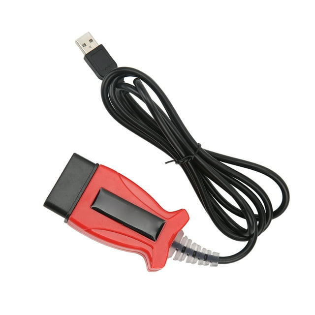 Câble de Diagnostic OBD2, Lecteur de Code de Défaut de Scanner USB OBD2 Adaptateur de Licence Complet pour Auto