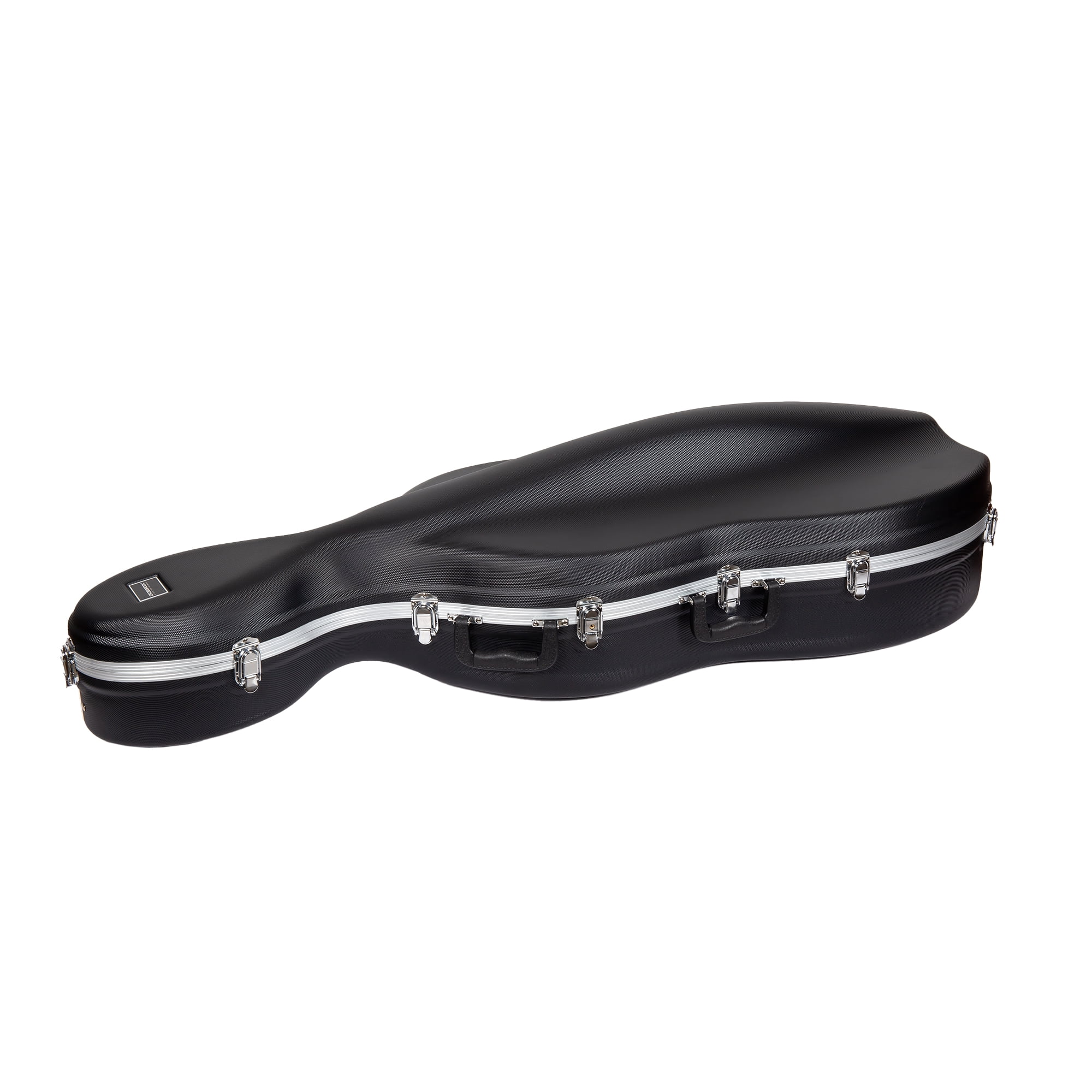 Crossrock CRA860CEFBK ABS Molded Cello Case with Wheels in Black- For Both 4/4 Size and 3/4 Size