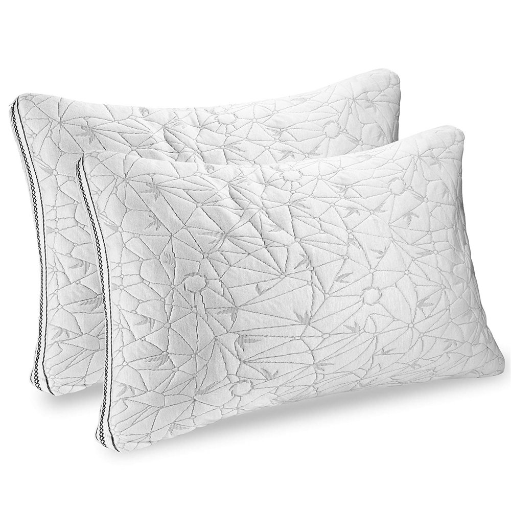 Set of 2 Nestl Gel Infused Memory Foam Pillow for Neck and Shoulder