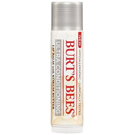 Burt's Bees 100% Natural Moisturizing Lip Balm, Ultra Conditioning with Kokum Butter, Shea Butter & Cocoa Butter - 1 (Best Drugstore Lip Butter)