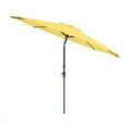 thumbnail image 5 of CorLiving 10 Foot Wind Resistant Patio Umbrella, Outdoor Parasol with Crank Tilt, Round Market Umbrella with Base, for Patio, Umbrella with Crank, Tilt Umbrella, Outdoor Umbrella, Yellow, 5 of 15