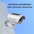 thumbnail image 5 of Solar Power Dummy Camera Security Waterproof Simulation Camera Led Light Monitor Surveillance Camera, 5 of 8