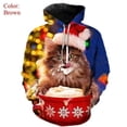 thumbnail image 5 of Sudadera con capucha con estampado 3D de Feliz Navidad para hombre, sudadera con capucha de muñeco de nieve, sudaderas divertidas y lindas para adultos y niños, sudadera con capucha de talla grande, 5 of 5