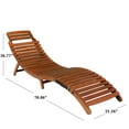 thumbnail image 2 of Chaise Longue en Bois Omniscient, 2 of 5