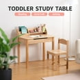 thumbnail image 2 of UNICOO® GrowMate Flip Top Kid Desk and Chair Set | Bamboo Lift-Top Child Desk with Storage and Hutch, Ideal Kids Desks for Homework for 3-12 Years Old, Small Kids Desk and Chair Set (BYL-B70), 2 of 7