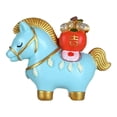 thumbnail image 2 of 1PC Resin Horse Statue, 2026 Chinese Zodiac Horse Figurine, Artistic and Desktop Decorations, with a Decorative Base, Collectibles for Office Car Home(Blue), 2 of 9