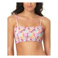 thumbnail image 3 of CALIFORNIA WAVES Haut de Maillot de Bain Bandeau Smocké Convertible avec Bonnets Amovibles Imprimé Multicolore pour Femmes m, 3 of 4