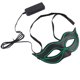 thumbnail image 2 of Gafas con luz LED con forma de niña de zorro que brillan intensamente para fiestas que brillan en las gafas de sol oscuras (verde), 2 of 7