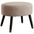 thumbnail image 3 of Convenience Concepts Designs4Comfort Tabouret Ottoman Mi-Siècle en Tissu Tan, 3 of 3