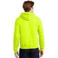 thumbnail image 4 of Gildan High Visibility Safety Hooded Sweatshirt for Men, Hi Vis Pullover Reflective Hoodie with Pocket | 8oz 50/50 Cotton/poly, Safety Green, M, 4 of 6