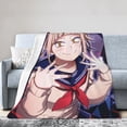 thumbnail image 2 of My Hero Academia Himiko Toga Bed Blanket Air Conditioner Quilt Ultra Soft Flannel Blanket All Season Fuzzy Blanket Reversible Fluffy Plush Blanket 50"X40", 2 of 8