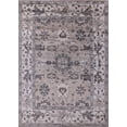 thumbnail image 1 of Ahgly Company Machine Washable Indoor Rectangle Industrial Modern Silver Pink Area Rugs, 6' x 9', 1 of 7