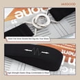 thumbnail image 4 of JASGOOD 4 Packs Women's Stretch Belts Skinny Waist Belt with Silver Buckle for Dresses Jeans, 4 of 12