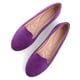 thumbnail image 1 of Zapatos planos SAILING LU para mujer, piel vegana, color morado, talla 6.5, 1 of 7