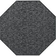 thumbnail image 1 of Indoor Outdoor custom size area rugs made in USA comes in Ten colors and Nine shapes rectangular,round,square,runners,oval,hexagon,octagon,half round - Dark Grey, 4' Octagon Area Rugs, 1 of 1
