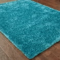 thumbnail image 2 of Style Haven  Swann Indoor Plush Hand-made Shag Area Rug Teal 3'3" x 5'3" 4' x 6' Bathroom,Bedroom Green,Blue, 2 of 5