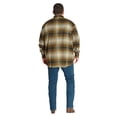 thumbnail image 3 of Wrangler Men's Big and Tall Plaid Flannel Shirt ,Big Size Up To 6XL And Tall Size Up To 4XT, 3 of 4
