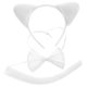 thumbnail image 2 of 1 Set Cat Ear Headband Tail and Bow Set Halloween Animal Cosplay Set for Kids Toddler, 2 of 4