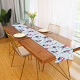 thumbnail image 2 of Yayeee Table Runner 70 inches Long Home Kitchen Dinning Party Decoration, Blue Ice Hockey, 2 of 7