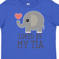 thumbnail image 4 of Inktastic Tia Loves Me Baby Elephant Boys or Girls Toddler T-Shirt, 4 of 5