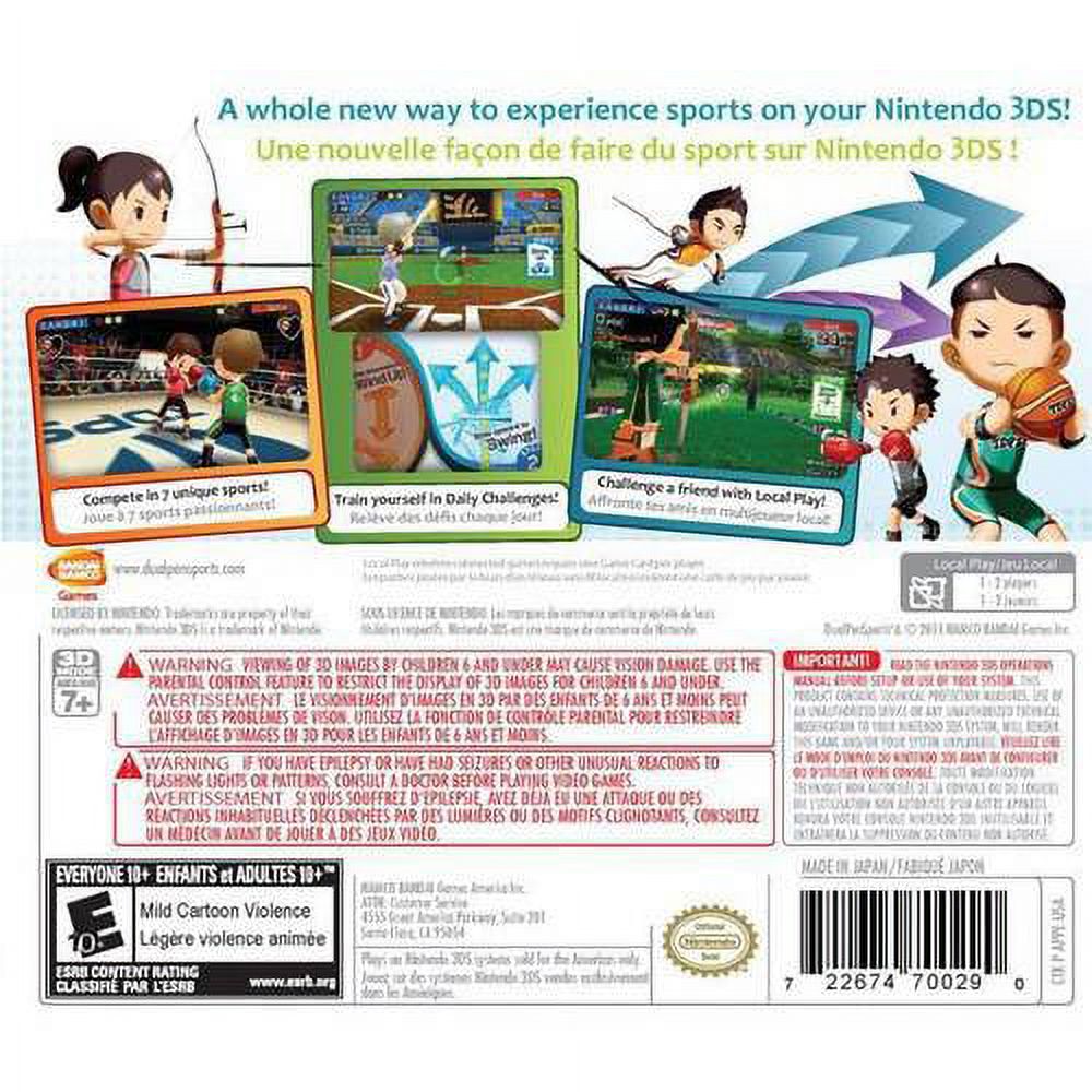 Dual Pen Sports, Bandai Namco, Nintendo 3DS, 00722674700290 - image 2 of 22