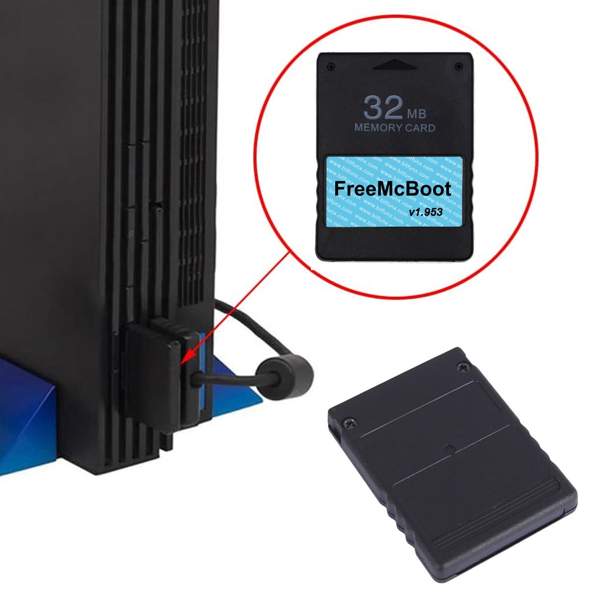 PS2 Memory Card Free McBoot FMCB 1.953 Memory Card 32MB Memory