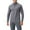 Gray, variant on Men's Stand Up Collar Half Zipper Reflective Fitness Long Sleeve Quick Dry Running Top Black 2XL