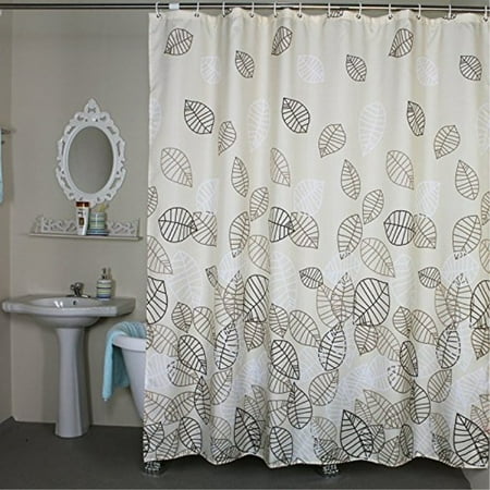 Shower Curtain Extra Wide 96 X 78 Inches Set With Rings Welwo
