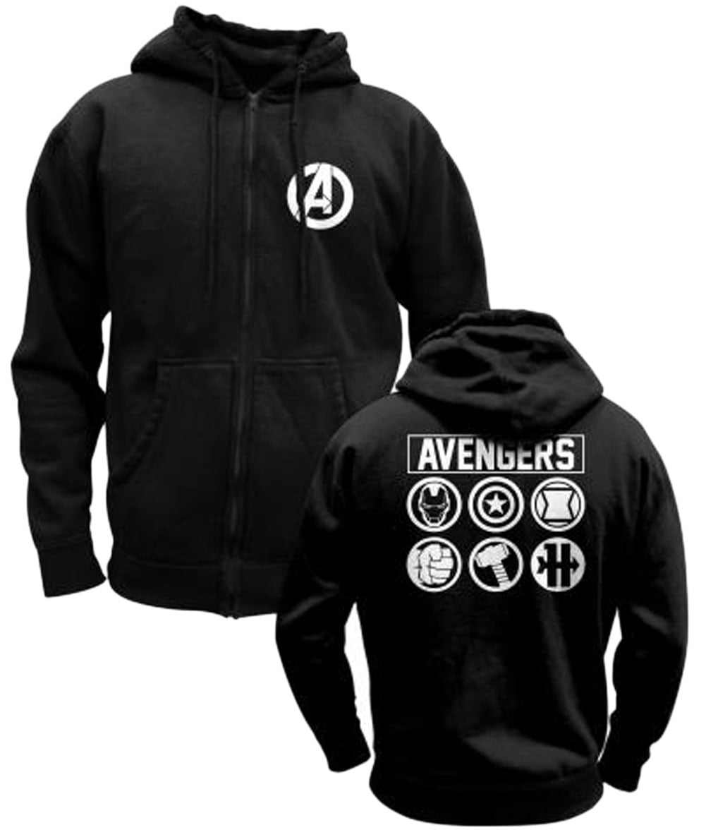 avengers zip hoodie