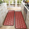 thumbnail image 4 of Kitchen Rugs Sets Of 2,Red Christmas Tree Pattern Anti Fatigue Kitchen Mat Rugs Non Slip Washable,Decorative Kitchen Floor Mats for Kitchen,Sink,Laundry,17"x47"+17"x47", 4 of 5