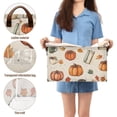 thumbnail image 5 of Yayeee Foldable Storage Basket for Shelves with Handles Waterproof Cloth Bins, Beige Fall Coffee, 5 of 7