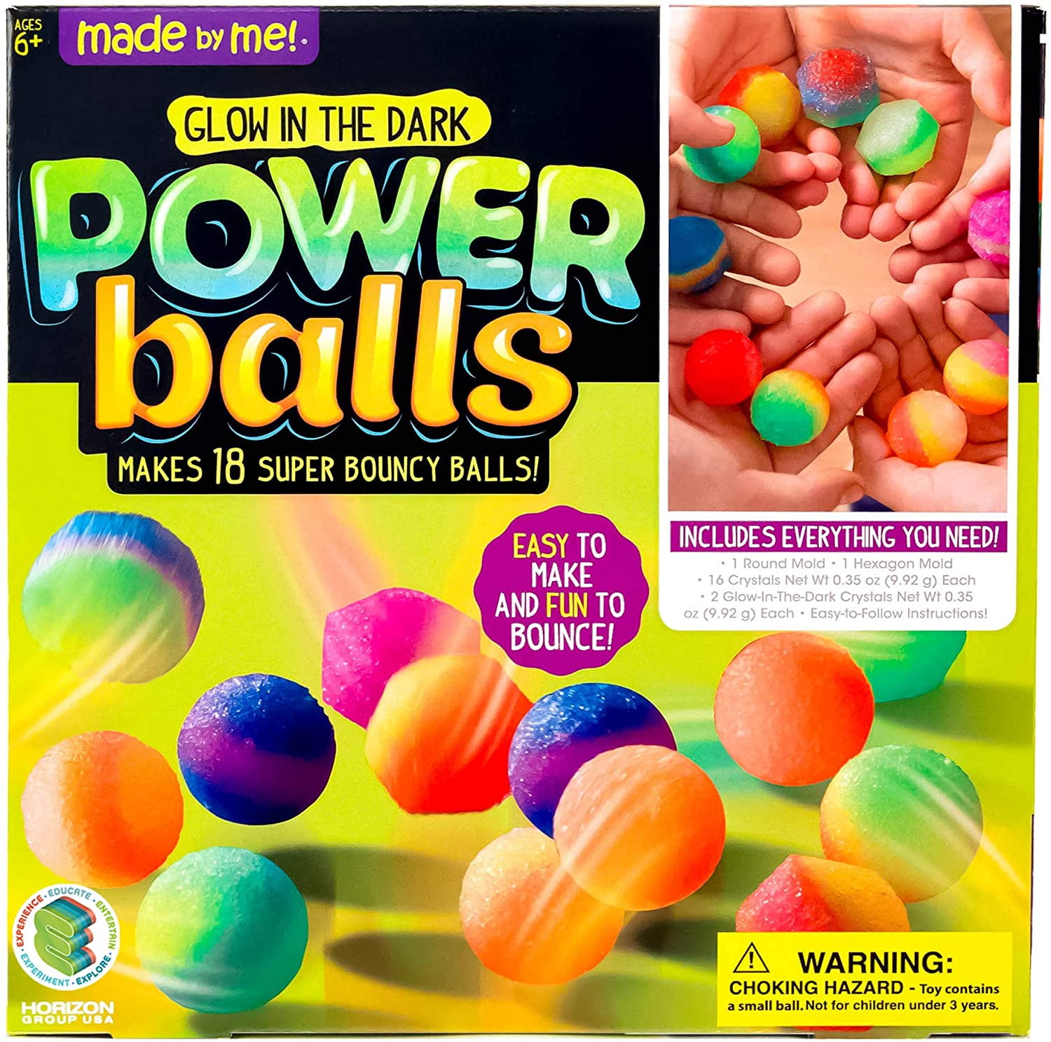 DIY Glow In The Dark Bouncy Balls Magic Bouncy Balls Create Your Own