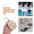 thumbnail image 3 of BEADCEST 1Par Medias De Media Suela Para Danza En Amarillo Con Transpirable Para Ballet Y Gimnasia, 3 of 8