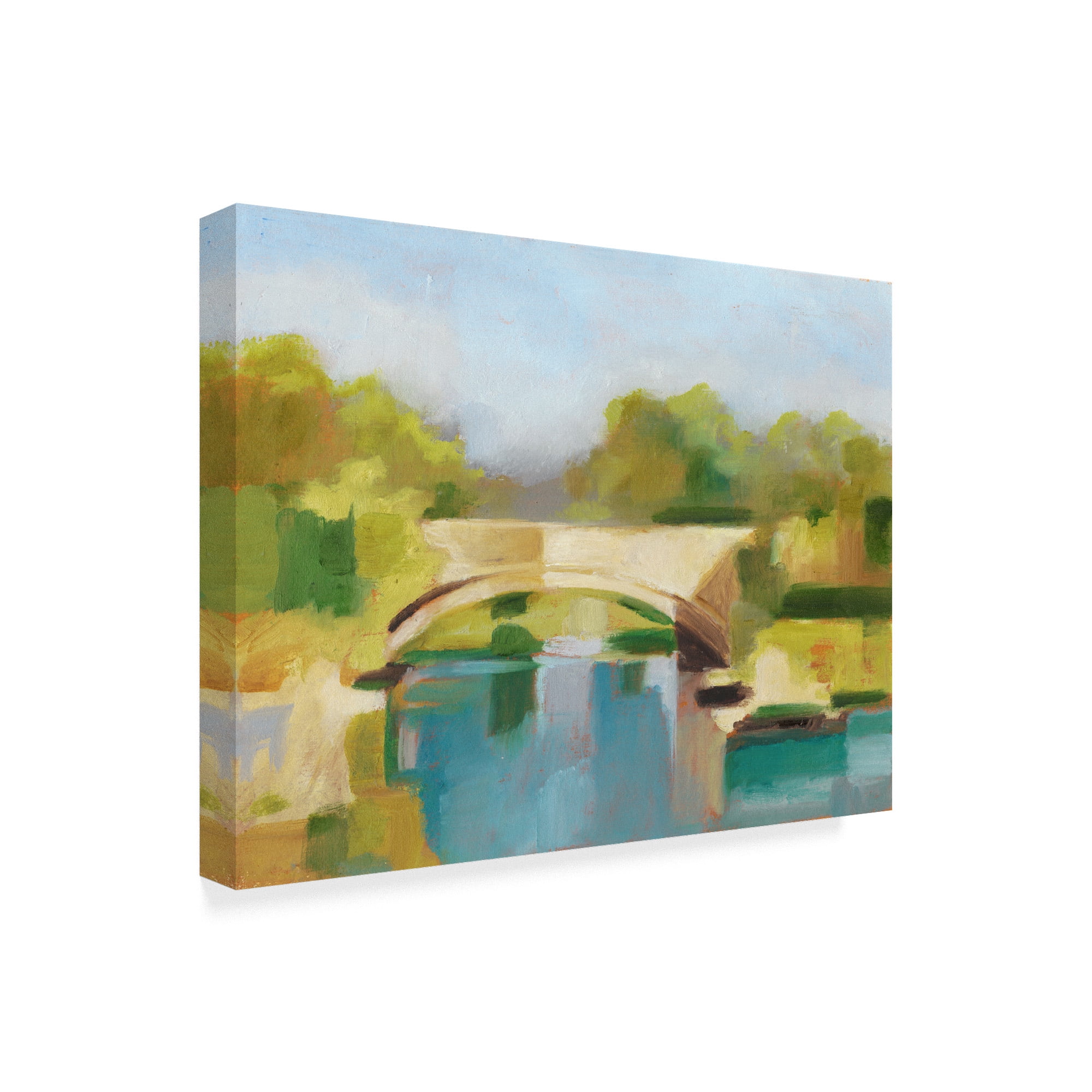 Park Bridge I' Canvas Art by Ethan Harper