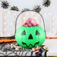 thumbnail image 2 of Cubo de calabaza de Halloween, 1 pieza, cubo pequeño de plástico con forma de calabaza para niños, cubo de calabaza, cubo de calabaza, cubo de dulces de Halloween, cesta de calabaza de Halloween, 2 of 6