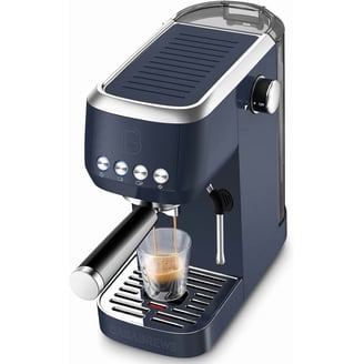 Galanz Retro Coffee Maker with Milk Frother, 15 Bar Pump