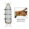 thumbnail image 4 of HELLHERO Sunflowers Ironing Board Cover, 15x54 Inch Ironing Board Cover Protector Standard Size, Heat-Resistant Iron Board Cover, Easy Installation, 4 of 5