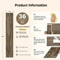 thumbnail image 5 of Peel and Stick Floor Tile Vinyl Flooring, Waterproof Wood Plank Flooring 36-Pack 54 Sq.Ft Wood Grain Self Adhesive Peel and Stick Flooring for Bedroom, Living Room, Kitchen, RV(Vintage Brown), 5 of 15