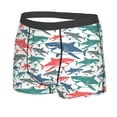 thumbnail image 2 of Fotbe Colorful Shark Men’s Total Support Pouch Boxer Briefs, X-Temp Cooling, Moisture-Wicking Underwear, Regular, Long-leg and Trunk-Large, 2 of 9