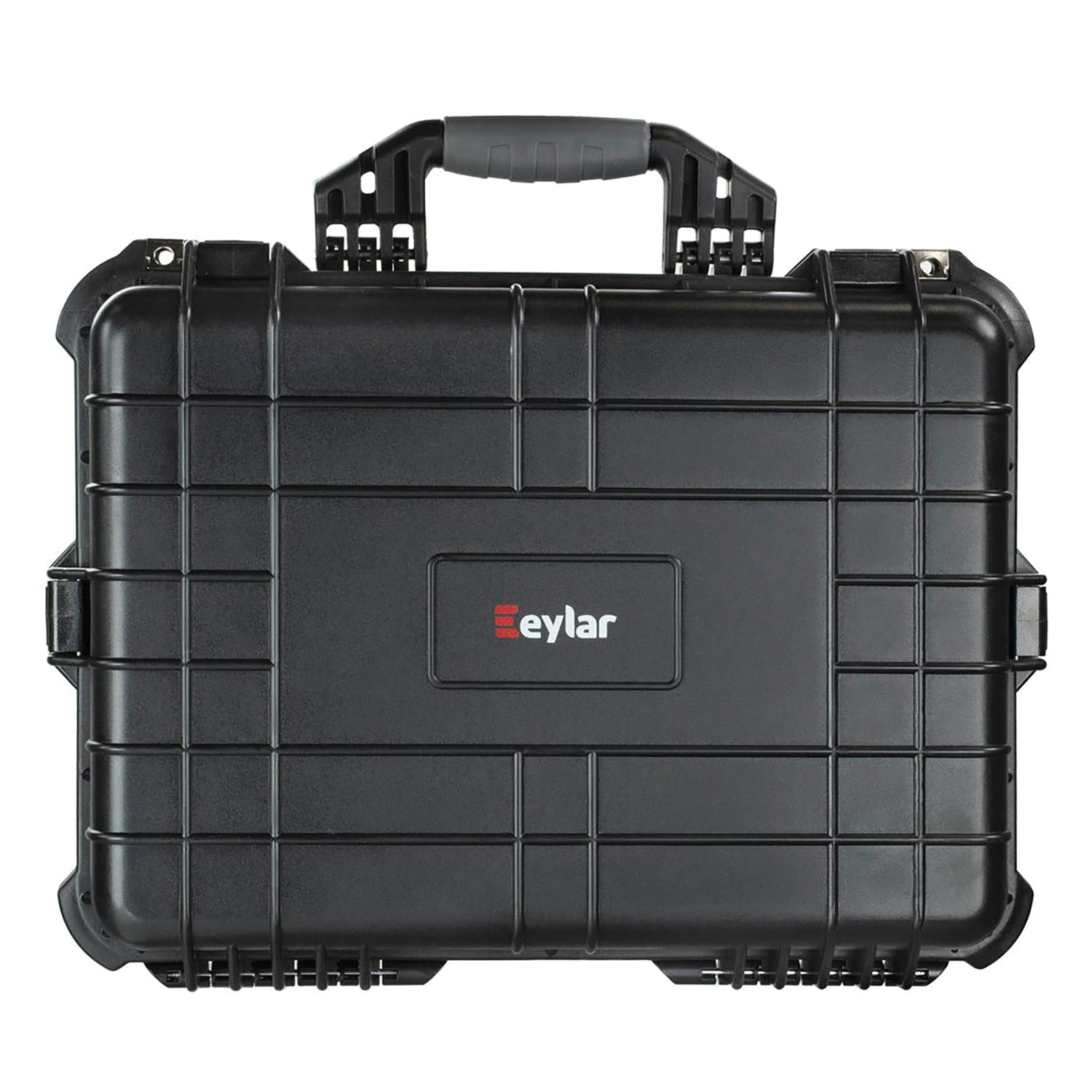 eylar SA00002 Large Waterproof and Shockproof Gear Hard Case with Foam Insert (Black), SA00002