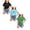 Blue 1PCS & Black 1PCS & Green 1PCS, variant on XEGLSBU 3 Pack Girls T Shirts Short Sleeve Floral Print Soft Summer Round Neck Comfort Fit Tops for Kids Daily Wear Breathable Shirt Size 12-14 Years