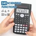 thumbnail image 3 of Calculadoras científicas YesBes, paquete de 24 con 240 funciones, 3 of 6