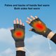 thumbnail image 5 of Guantes Térmicos, 1 Par USB Sin Dedos Hombres Mujeres Fibra Acrílica Guantes Eléctricos Para Calentar Manos Para Esquí De Invierno Juegos, 5 of 7