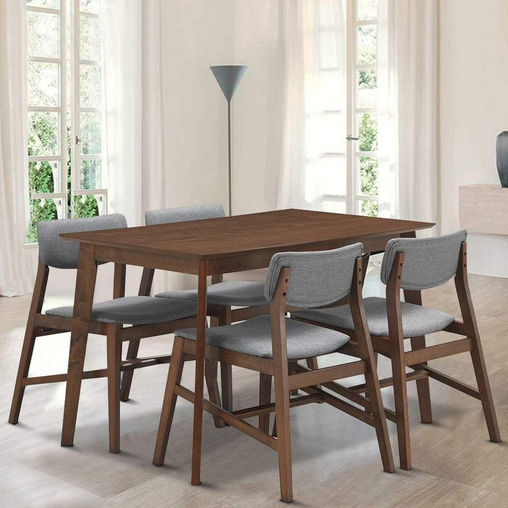 Contemporary dining table with bench