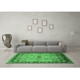 thumbnail image 3 of Ahgly Company Indoor Round Oriental Emerald Green Industrial Area Rugs, 3' Round, 3 of 4