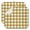 Yellow and White, variant on Yellow and White Checkered Pattern 2 Pack Kitchen Dish Drying Mat, Ultra Absorbent Microfiber Dish Drainer Mat, 16"x18"