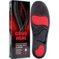 thumbnail image 1 of Plantillas CRUVHEAL para fascitis plantar, fuerte soporte para el arco, 1 of 6